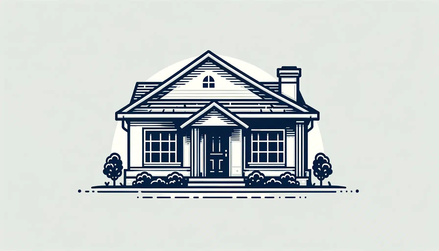 2024-02-28 17.58.02 - A stock image of a house. The house should be a generic, single-story suburban home with a neat lawn and a simple architectural design. The image shou