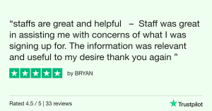 Trustpilot Review - BRYAN