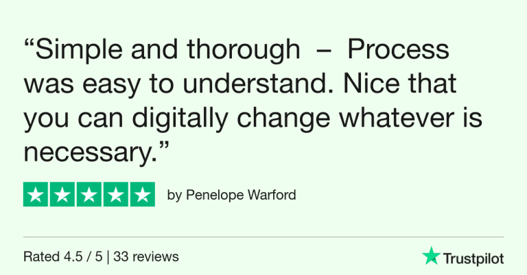 Trustpilot Review - Penelope Warford